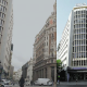 Banco Exterior de España en Valencia, edificio de nueva planta. 1965