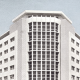 Banco Exterior de España en Valencia, edificio de nueva planta. 1965